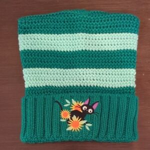 Hot Topic Adult Beanie Kiki's Delivery Service Jiji And Sunflowers